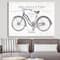 Designart - Paris France Bicycles - Vintage Transportation Premium Canvas Wall Art